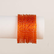 Raindrop Bangles - Oranges &amp; Corals