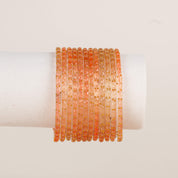 Raindrop Bangles - Oranges &amp; Corals