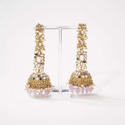 Ameerah Mirror Jhumkie Earrings - MAHARANI