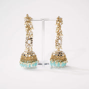 Ameerah Mirror Jhumkie Earrings - MAHARANI