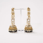 Ameerah Mirror Jhumkie Earrings - MAHARANI