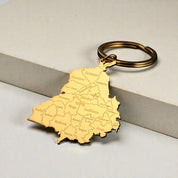 Punjab Map - Keychain