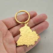 Punjab Map - Keychain