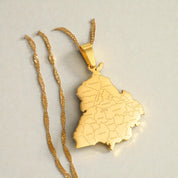 Punjab Map - Necklace