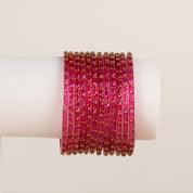 Raindrop Bangles - Reds & Pinks