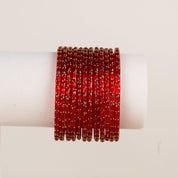 Raindrop Bangles - Reds & Pinks