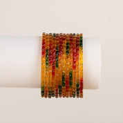 Raindrop Bangles - Oranges &amp; Corals