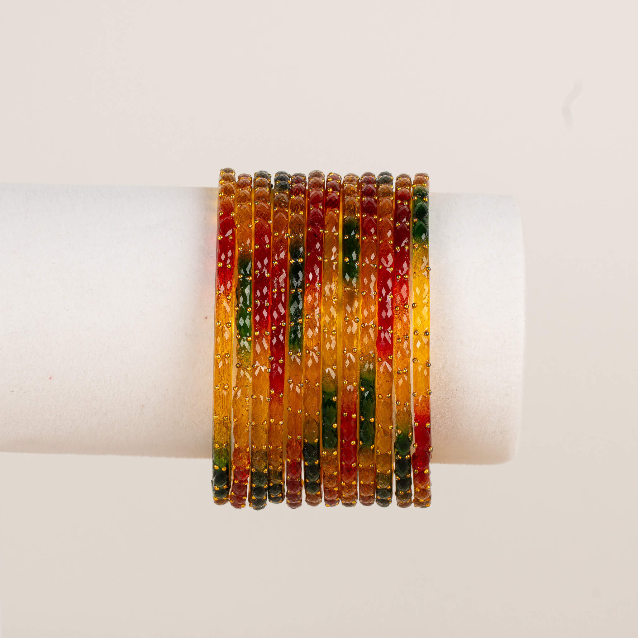 Raindrop Bangles - Oranges &amp; Corals